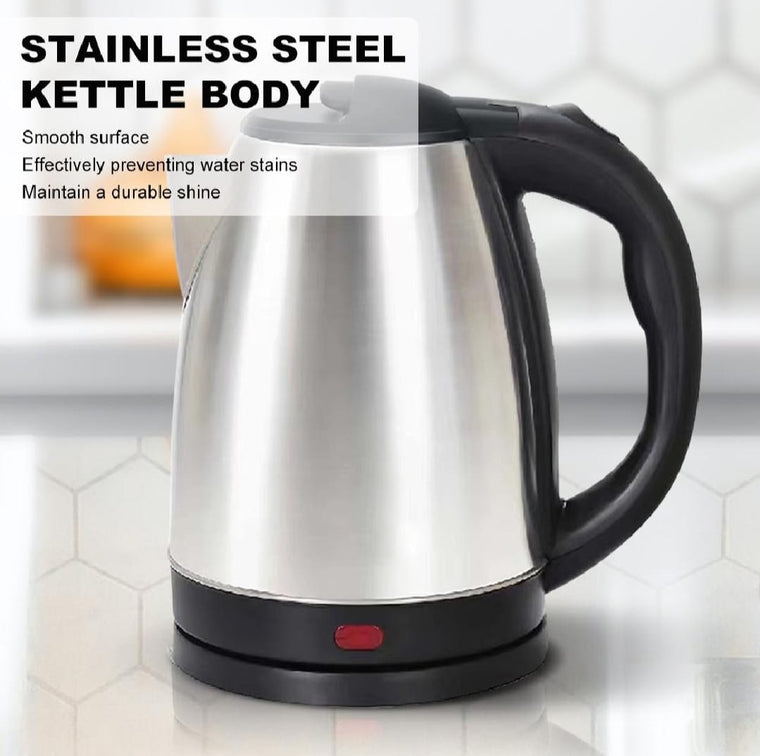 Electric Kettle – 1500W Fast Boil, 360° Base