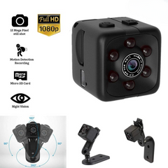 SQ6 Mini Spy Camera – HD Portable Security Camera with Night Vision & Two Stand Holders