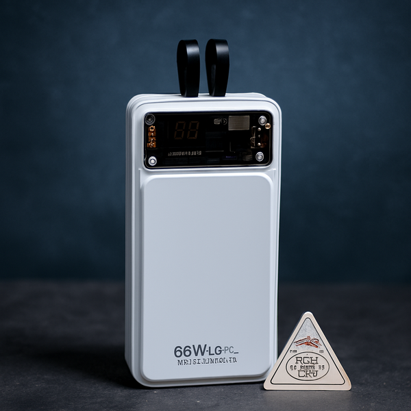 66W 20000mAh Power Bank With LED Display | Super Fast Charging Portable Power Bank With Dual USB Output And Safety Protection